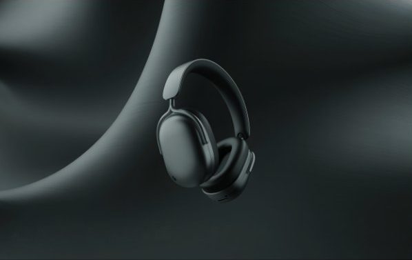 Wireless headphones illustrating audio and acoustics applications of MagnetFab wafer-level micromagnets
