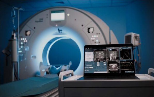 Medical imaging scanner illustrating medtech applications of MagnetFab wafer-level micromagnets